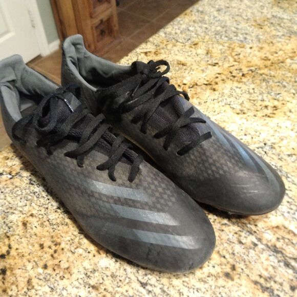 Adidas Men's X Ghosted Football Shoes Ground Cleats Black Grey US 13 (EH2833) - Picture 2 of 12